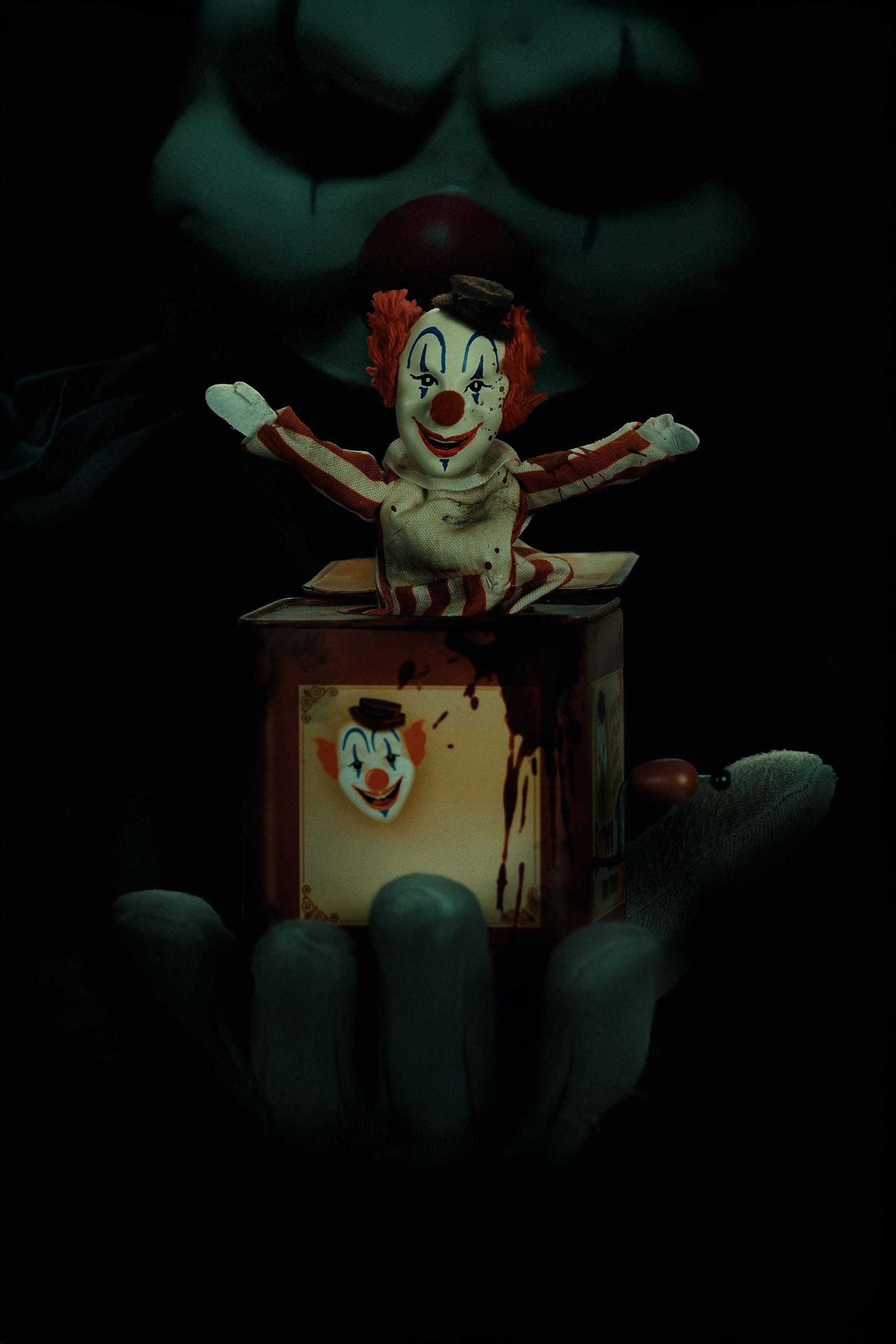 Clown in a Cornfield