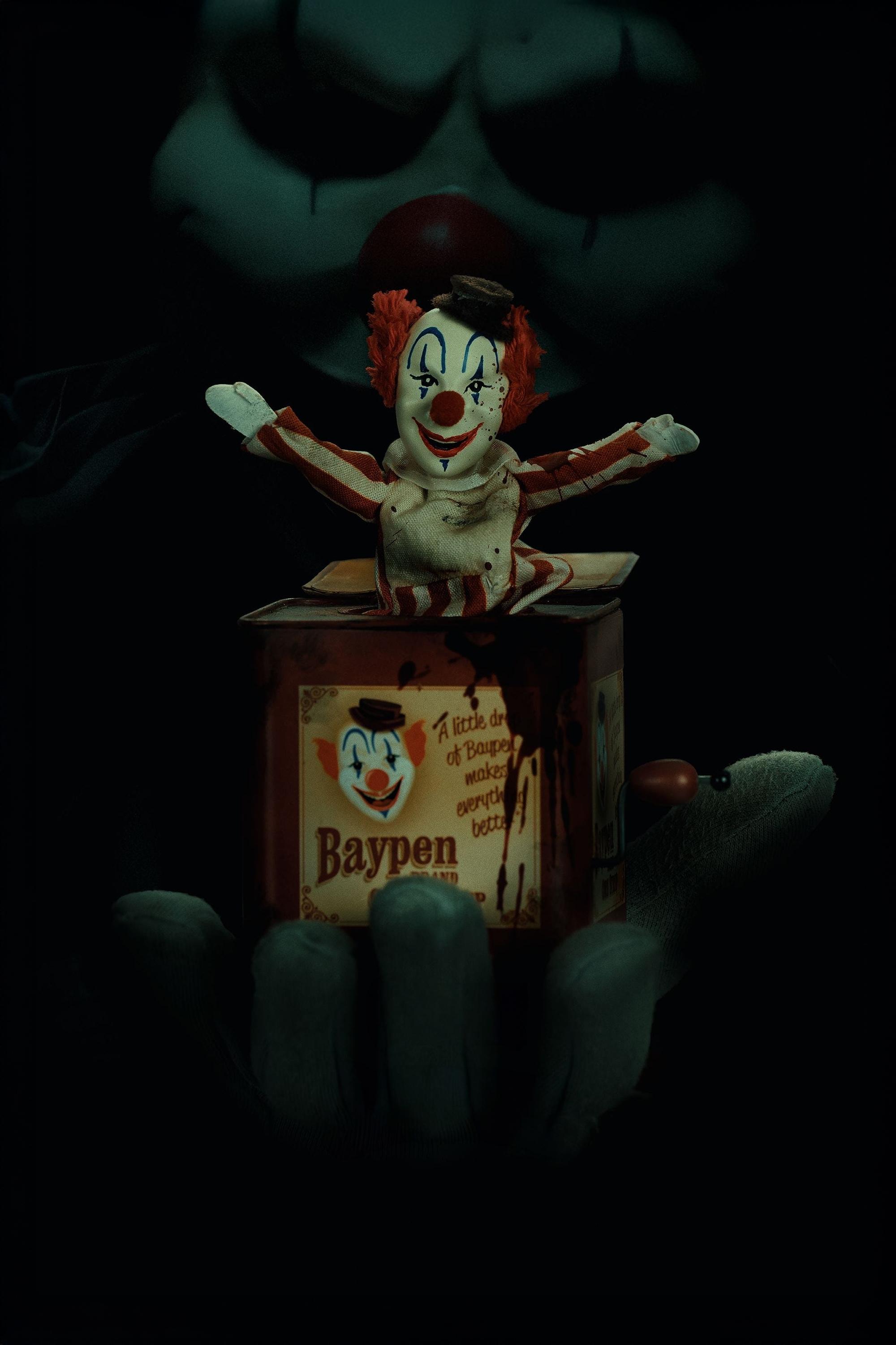 Clown in a Cornfield