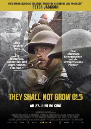 Filmbeschreibung zu They shall not grow old (OV)